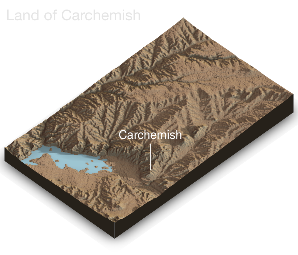 Figure 3: The Land of Carchemish Project has carried fieldwork in the Sajur triangle region from 2006 to 2010. The project has centred around important site of Carchemish located on the Syrian-Turkish border.